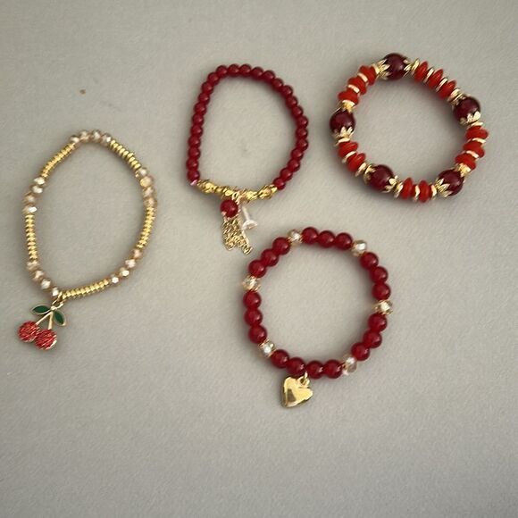 Cherry Bracelet Set A1323 - Picture 2 of 3